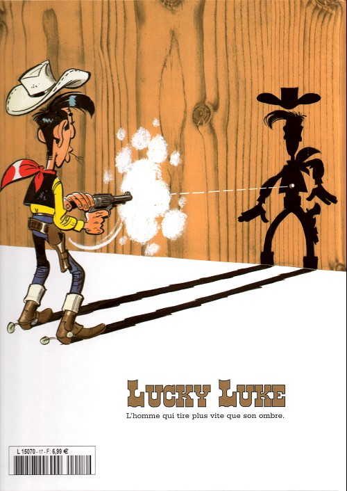 Verso de l'album Lucky Luke La collection Tome 17 7 histoires de Lucky Luke