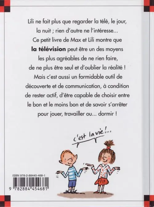 Verso de l'album Ainsi va la vie Tome 46 Lili regarde trop la télé