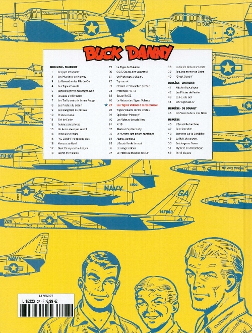 Verso de l'album Buck Danny Tome 27 Les Tigres Volants à la rescousse !