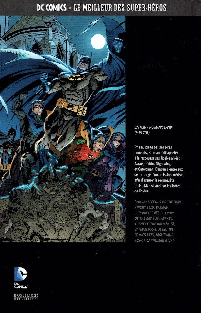 Verso de l'album DC Comics - Le Meilleur des Super-Héros Hors-série Volume 3 Batman - No Man's Land - 3e partie