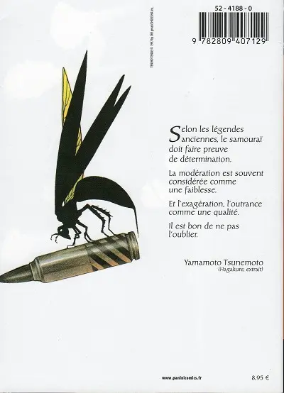 Verso de l'album Enfer & paradis Tome 19