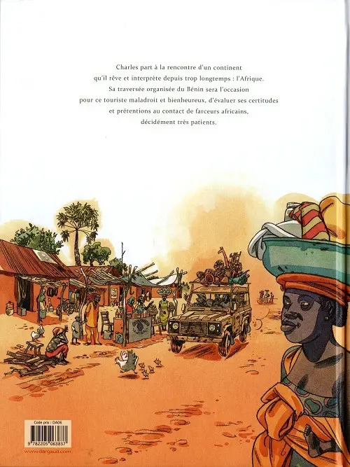 Verso de l'album Bonne Arrivée à Cotonou