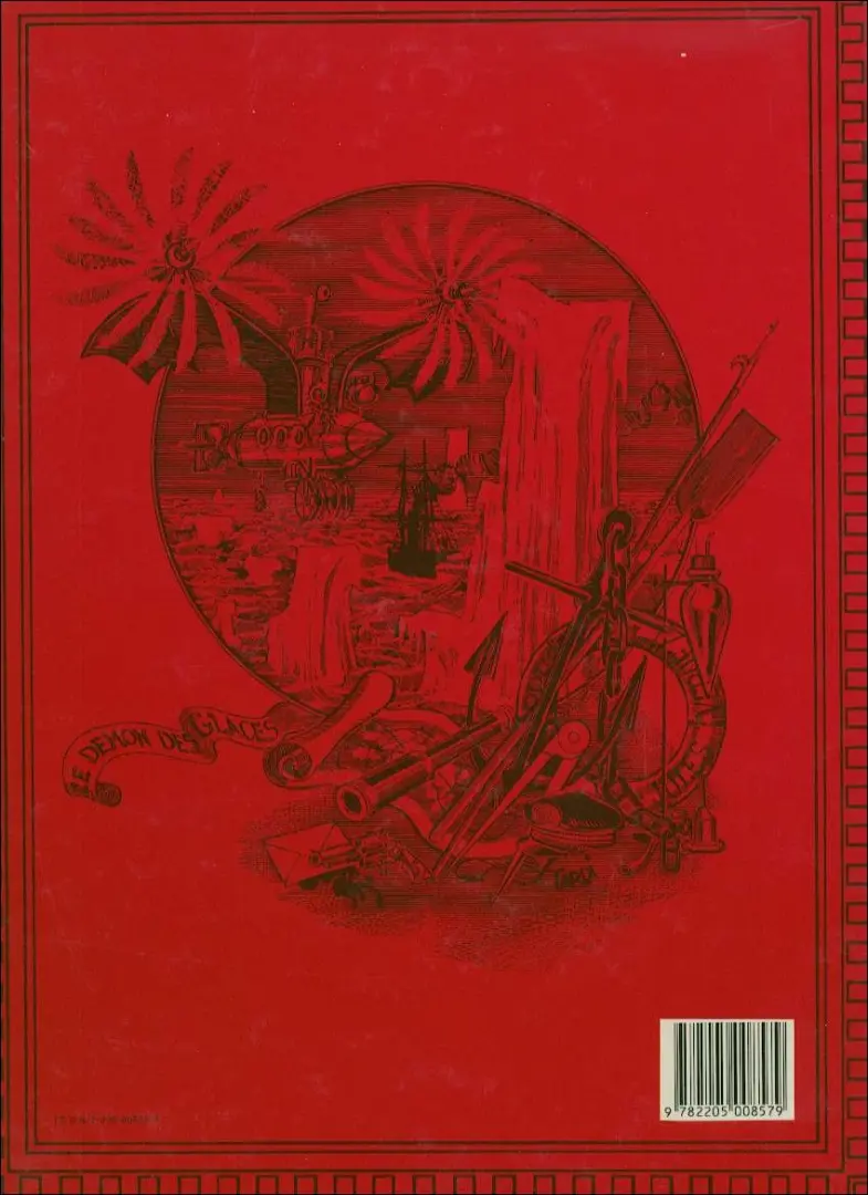 Verso de l'album Le Démon des glaces Tome 1987