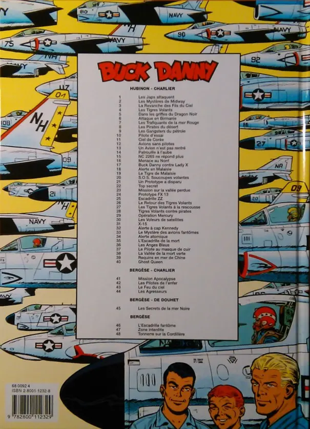 Verso de l'album Buck Danny Tome 36 Les Anges Bleus