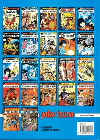 Verso de l'album Yoko Tsuno Tome 21 La porte des âmes
