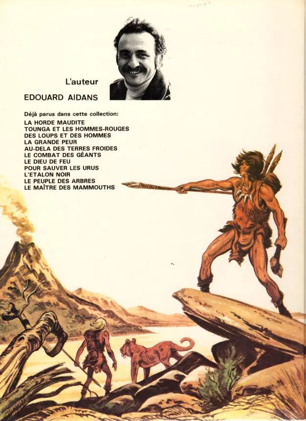 Verso de l'album Tounga Tome 9 L'étalon noir
