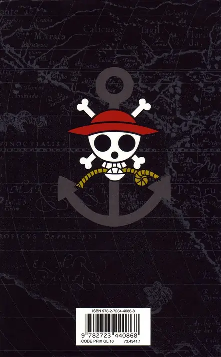 Verso de l'album One Piece Tome 17 Les cerisiers de Hiluluk