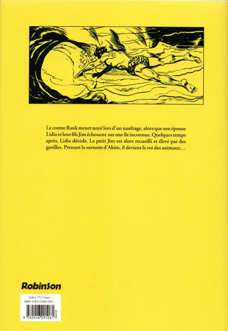 Verso de l'album Akim l'integrale Tome 2 1959-1960