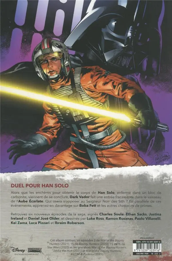 Verso de l'album Star Wars - War of the Bounty Hunters Tome 3/5