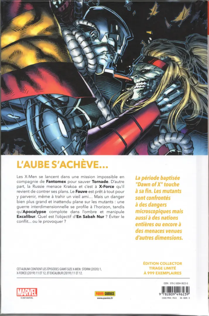 Verso de l'album Dawn of X Volume 16