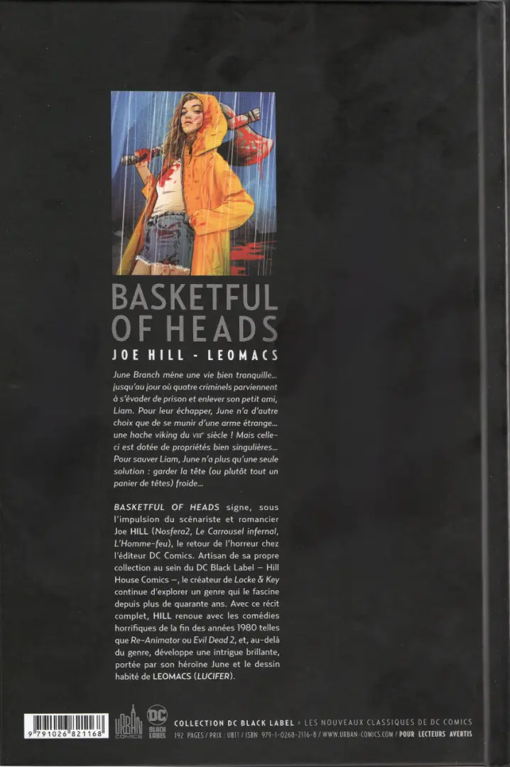 Verso de l'album Basketful of heads