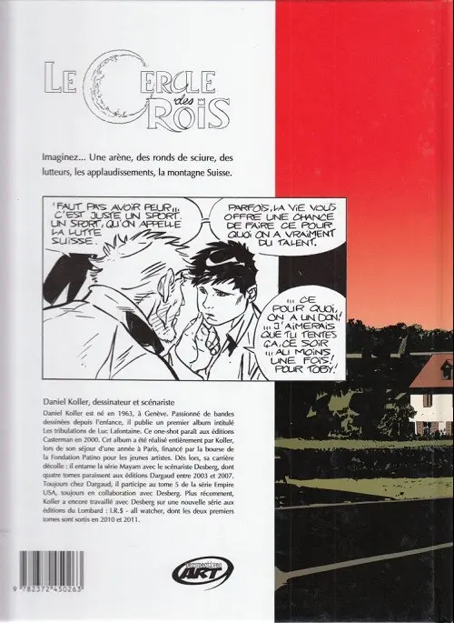 Verso de l'album Le Cercle des Rois