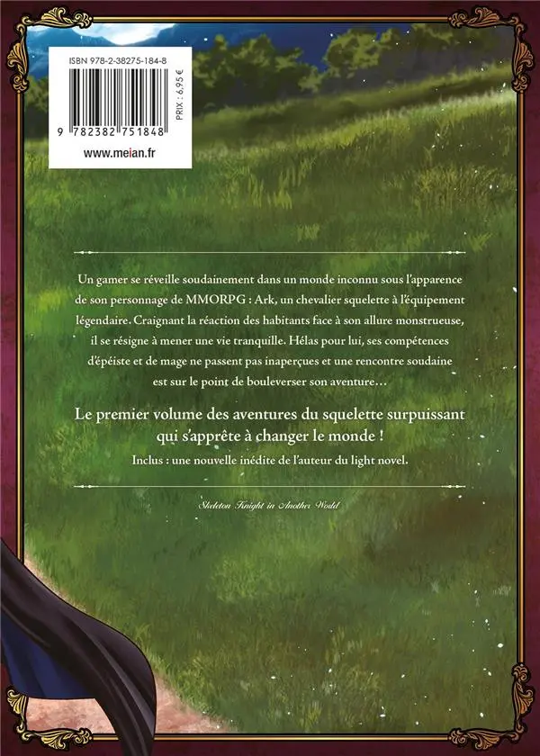 Verso de l'album Skeleton knight in another world Tome I