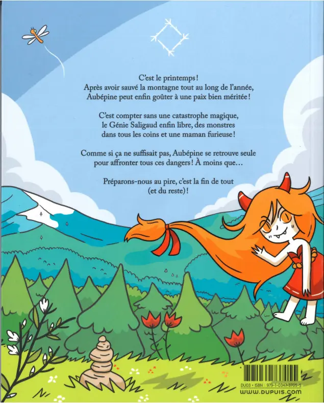 Verso de l'album Aubépine Tome 4 La fin de tout (et du reste)