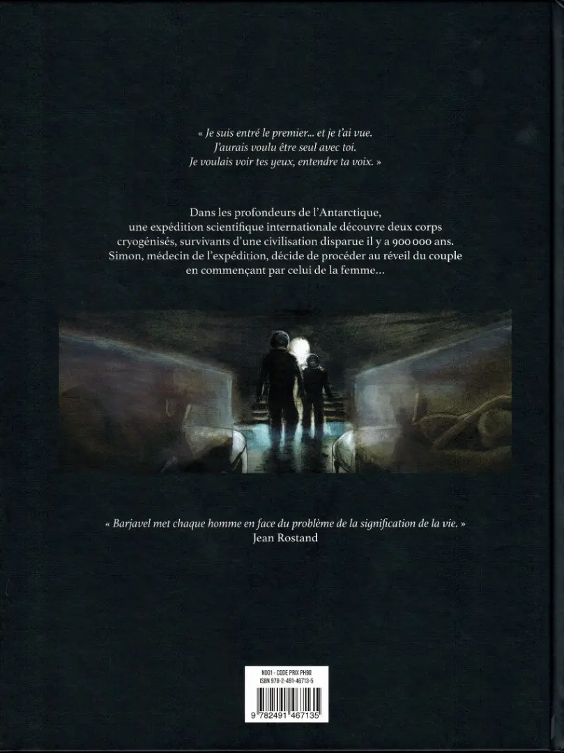 Verso de l'album La nuit des temps