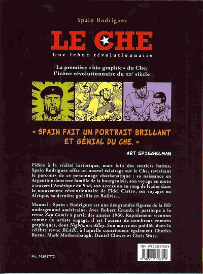 Verso de l'album Le Che Une icône révolutionnaire