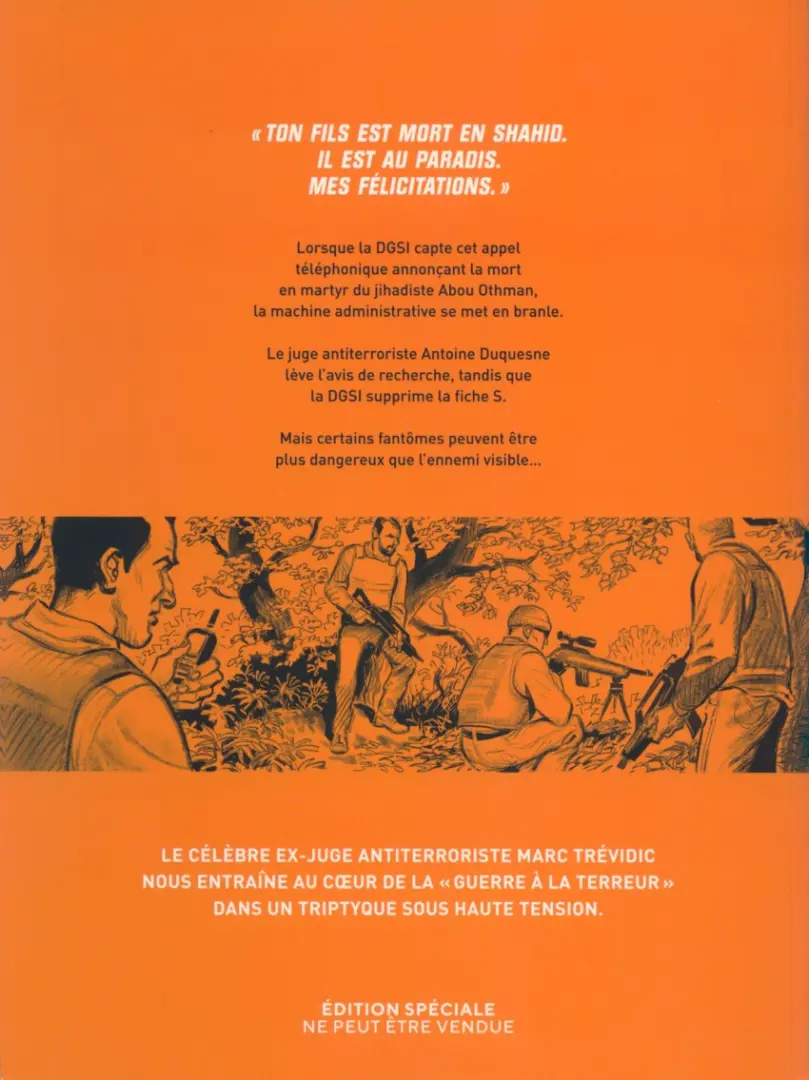 Verso de l'album Compte à rebours Tome 1 Es-Shahid