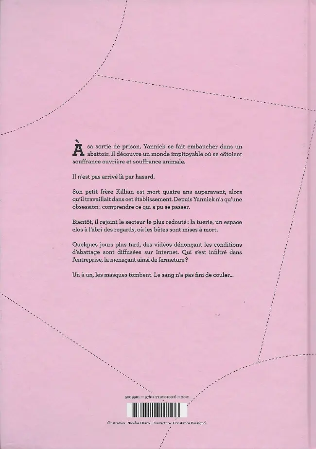 Verso de l'album La tuerie