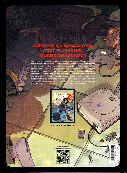 Verso de l'album Kidz Tome 1