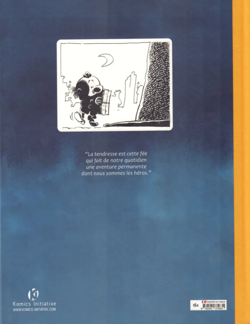Verso de l'album Monsieur Tendre