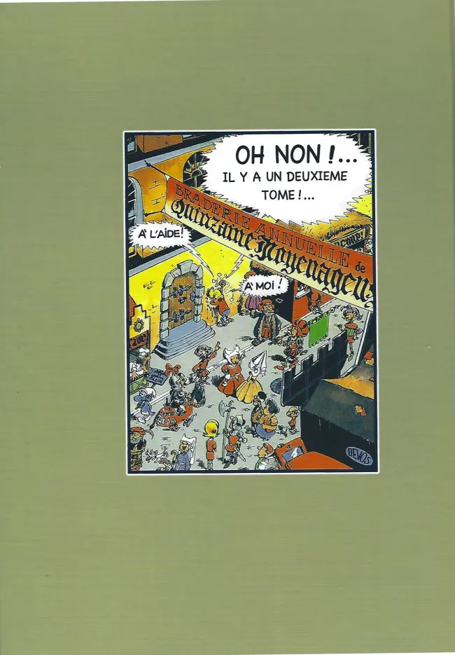 Verso de l'album Les Farfeluosités de Devos Tome 2