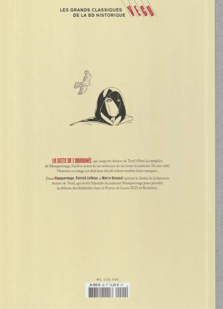 Verso de l'album Les grands Classiques de la BD Historique Vécu - La Collection Tome 91 Masquerouge - Tome IV : Les Intrigants