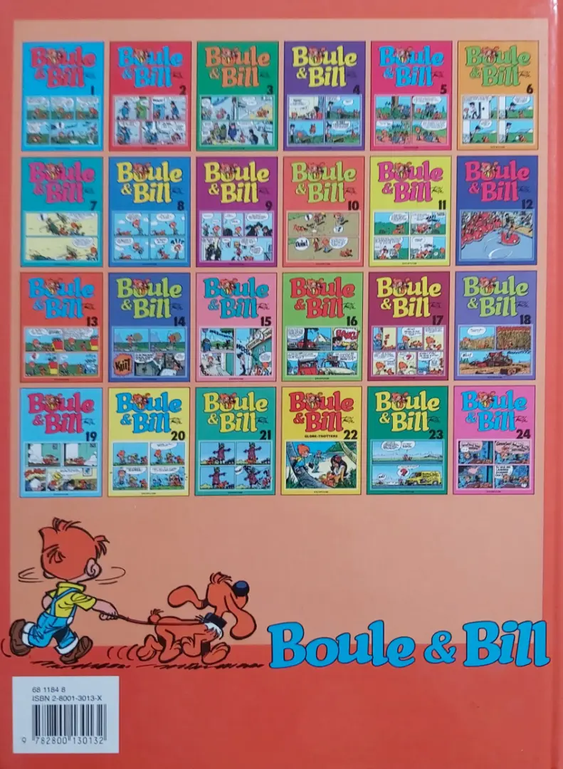 Verso de l'album Boule & Bill Tome 13