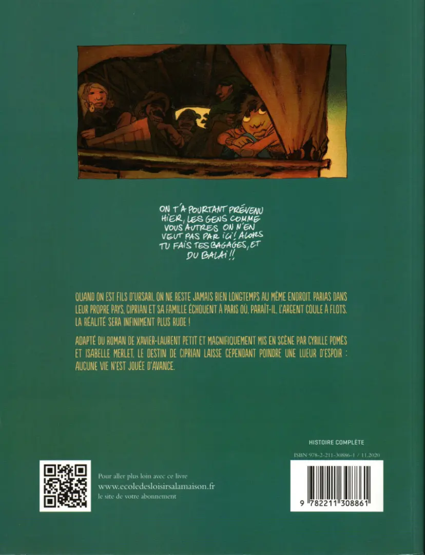 Verso de l'album Le fils de l'Ursari