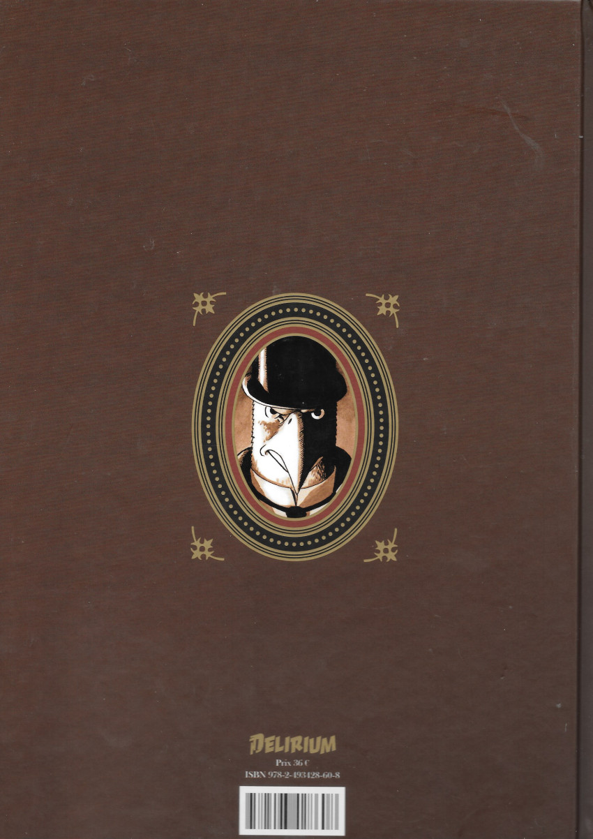 Verso de l'album Les carnets de Stamford Hawksmoor
