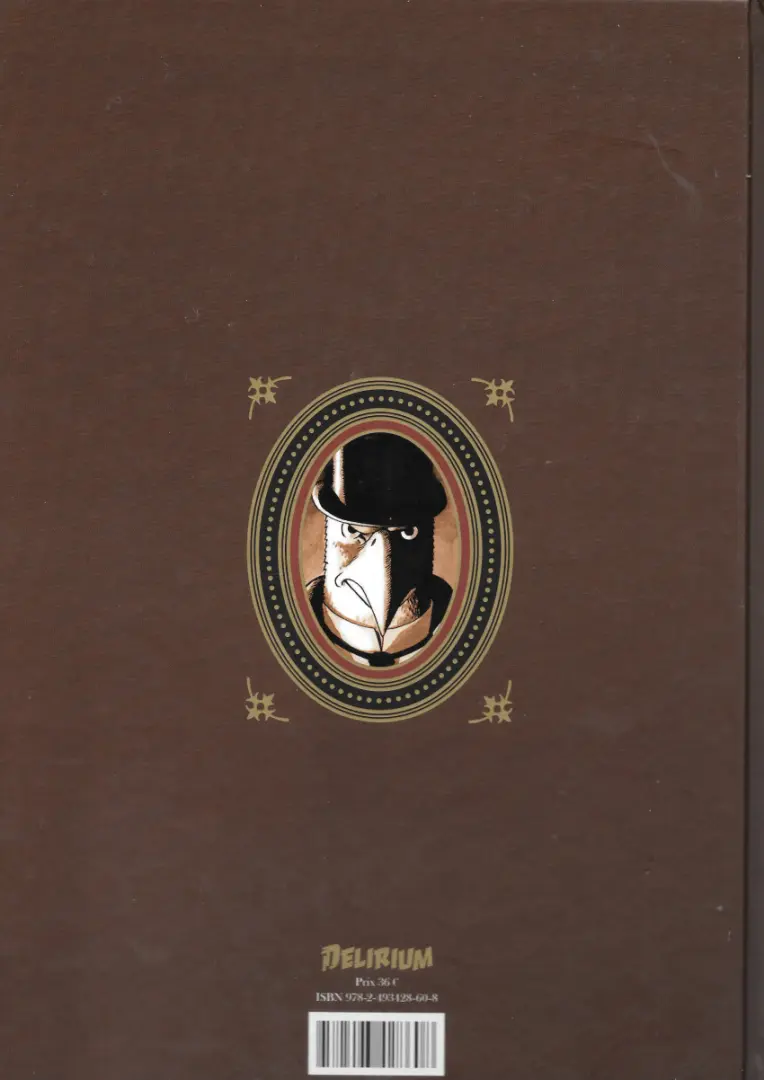 Verso de l'album Les carnets de Stamford Hawksmoor