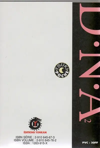 Verso de l'album D.N.A² Tome 2 Mutations