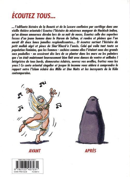 Verso de l'album Djinn Djinn Tome 1 Le Sortilège de Sa'âdât