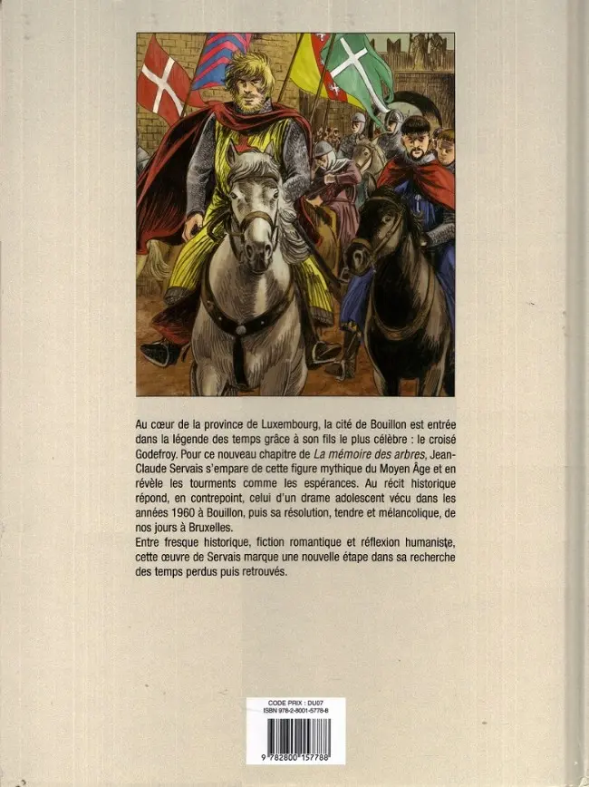 Verso de l'album Godefroid de Bouillon Seconde partie