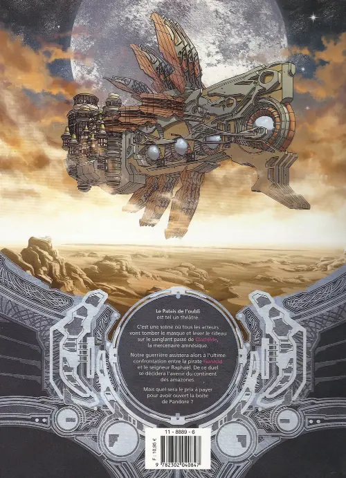 Verso de l'album La Guerrière innocente Tome 2 Le Palais de l'oubli
