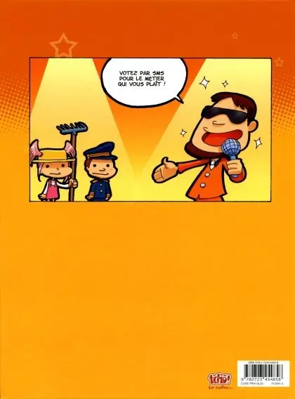 Verso de l'album Job Academy Tome 1 Parce qu'il y a d'autres métiers que star