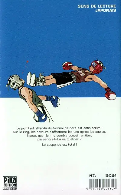 Verso de l'album Katsu ! 10
