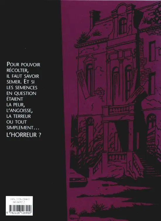 Verso de l'album Lectures macabres Histoires à ne pas vivre la nuit