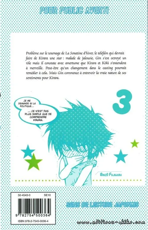Verso de l'album Love celeb 3