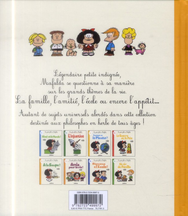 Verso de l'album Mafalda La petite philo de Mafalda A la soupe !