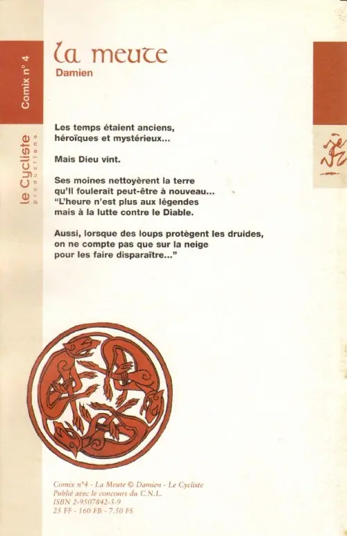 Verso de l'album La Meute