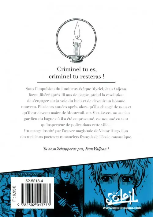 Verso de l'album Les Misérables