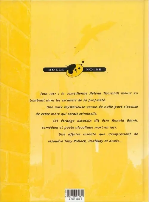 Verso de l'album Outsiders Tome 3 La revanche de Ronald Blank