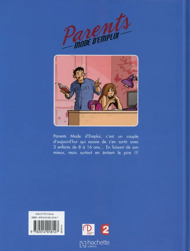 Verso de l'album Parents mode d'emploi Tome 1