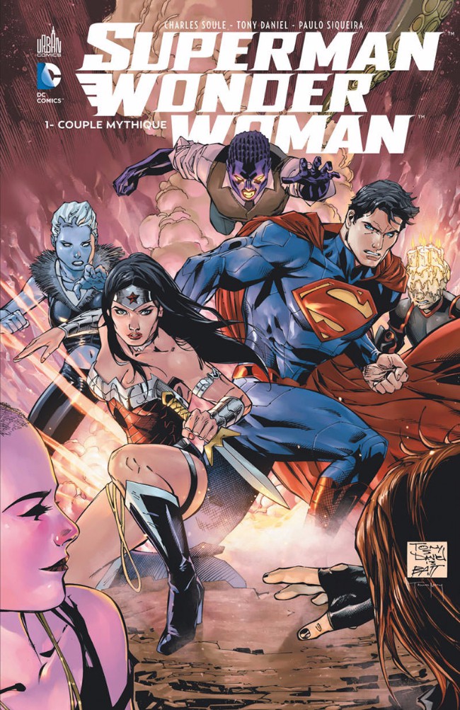 Couverture de l'album Superman/Wonder Woman Tome 1 Couple mythique