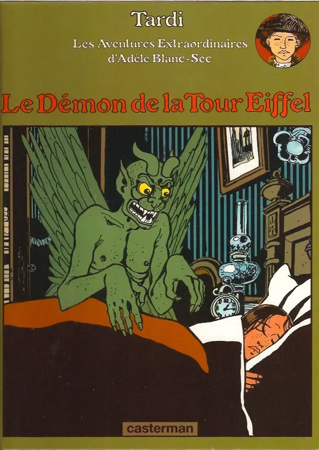 Couverture de l'album Les Aventures Extraordinaires d'Adèle Blanc-Sec Tome 2 Le Démon de la Tour Eiffel