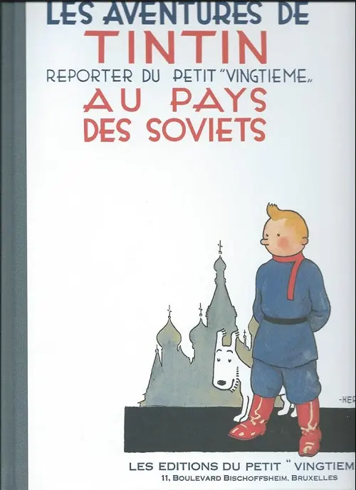 Couverture de l'album Tintin Tome 1 Tintin au pays des Soviets