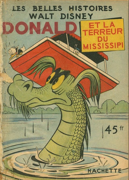 Couverture de l'album Les Belles histoires Walt Disney Tome 8 Donald et la terreur du mississipi