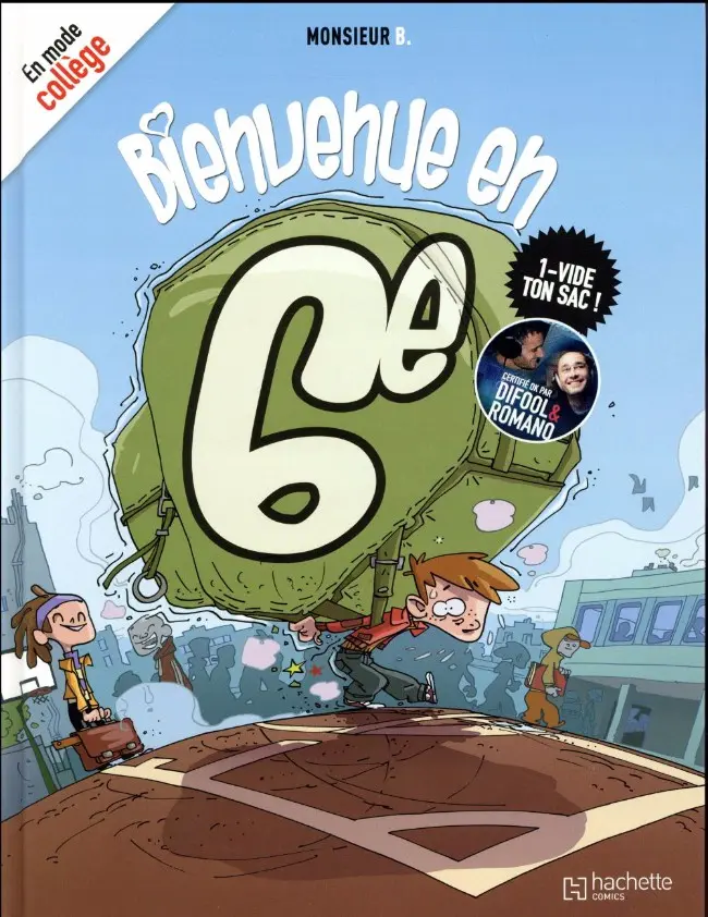 Couverture de l'album Bienvenue en ... en 6e Tome 1 Vide ton sac !