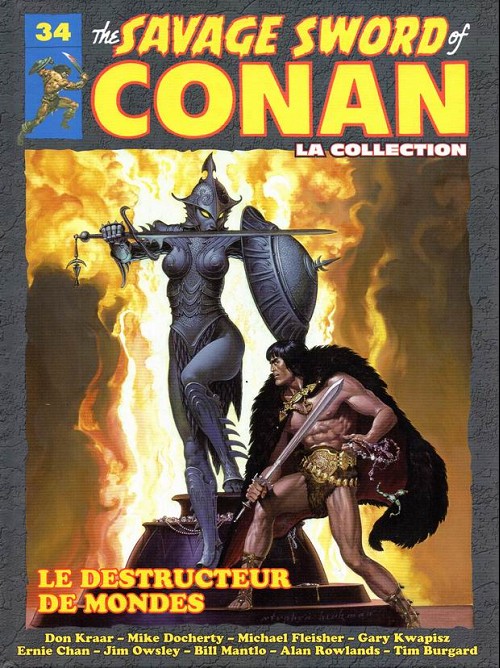 Couverture de l'album The Savage Sword of Conan - La Collection Tome 34 Le destructeur de mondes