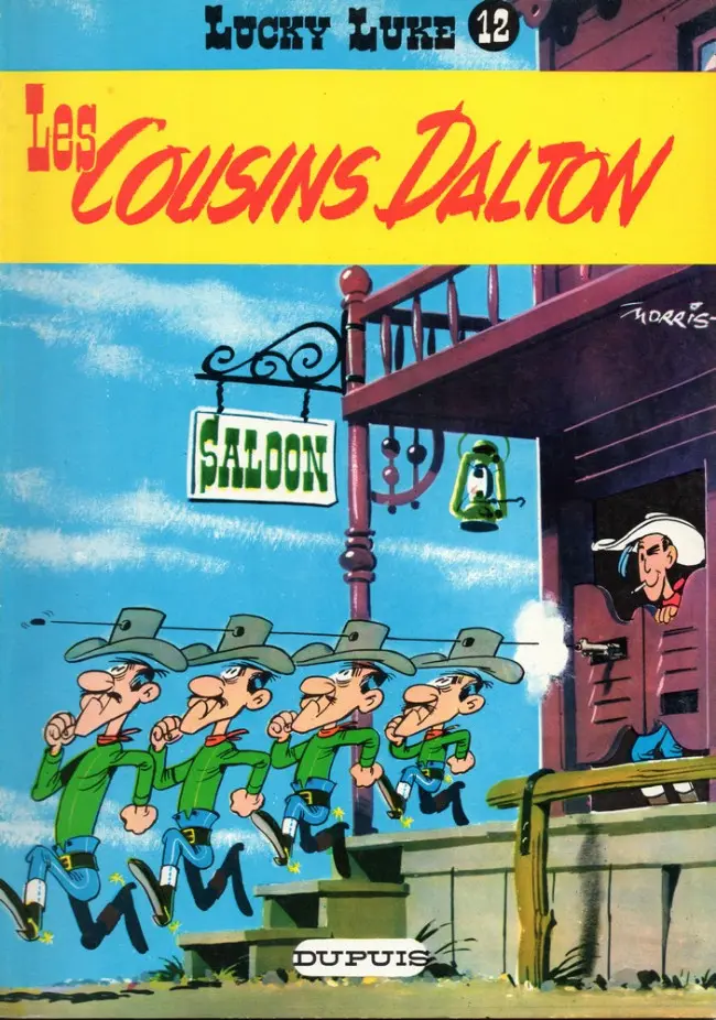 Couverture de l'album Lucky Luke Tome 12 Les cousins Dalton